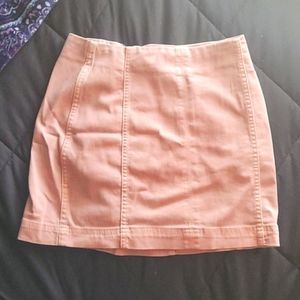 baby pink skirt